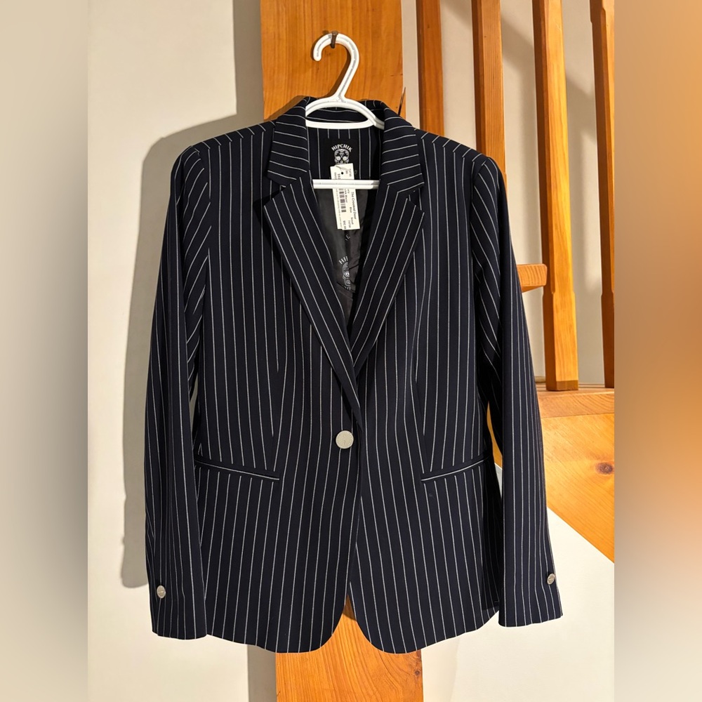 Pinstripe Blazer